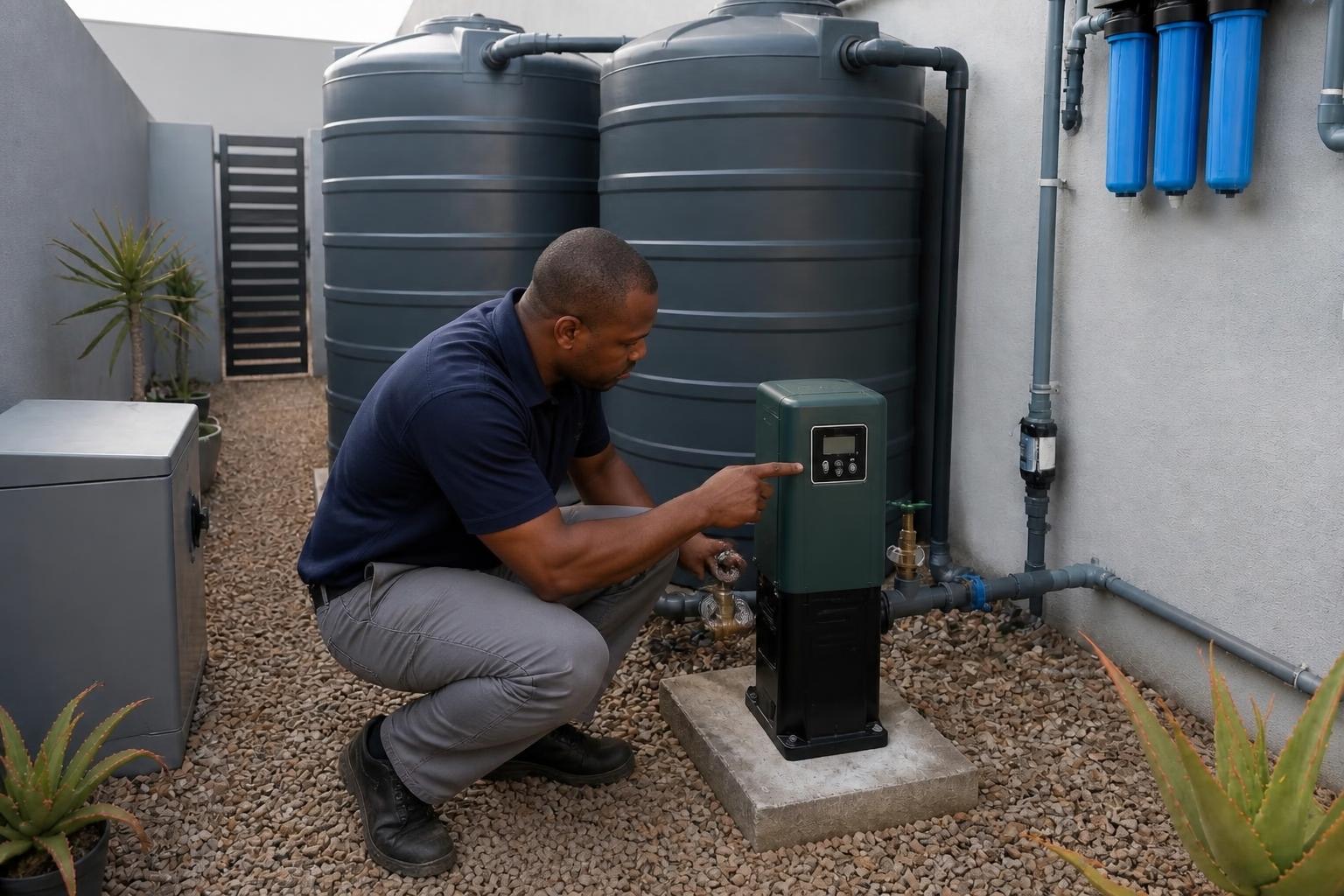 Testing the pump controller before handover